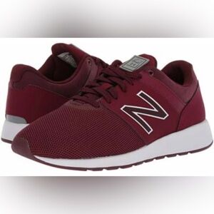 New Balance burgundy sneakers